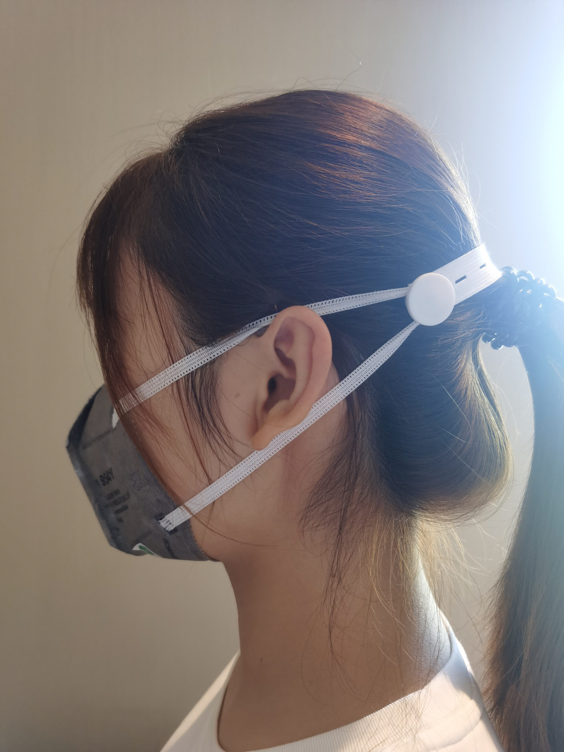 口罩防勒神器不勒耳朵针织带粗细绳均可用弹性防滑防勒松紧带防勒