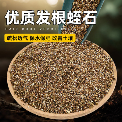 蛭石扦插用颗粒养花用园艺基质营养土宠物孵化乌龟盆栽发根育苗