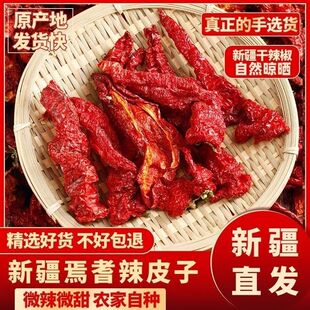 【新疆博湖肉椒】新疆焉耆辣皮子猪大肠辣皮子 干辣椒大盘鸡