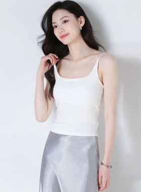 2025夏季莫代尔棉感一体杯小吊带背心美背文胸打底无痕内衣25188