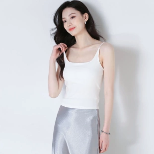 2025夏季 莫代尔棉感一体杯小吊带背心美背文胸打底无痕内衣25188