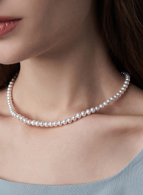 VA珠宝｜时光里的珍珠小美人 小珍珠choker 项链手链 可调节