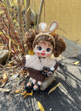 萝莉芬OB11娃娃钥匙包包车载摆件挂件情人节生日礼物可爱盲盒礼盒