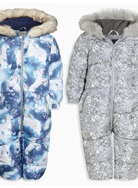 婴儿滑雪服next连体冬季