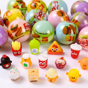 45mm扭蛋球全彩盲蛋儿童惊喜扭蛋玩具恐龙食玩公仔小号4.5cm蛋