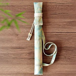 加厚竹笛子收纳包古风洞箫保护套可背笛箫包便携南箫防护袋
