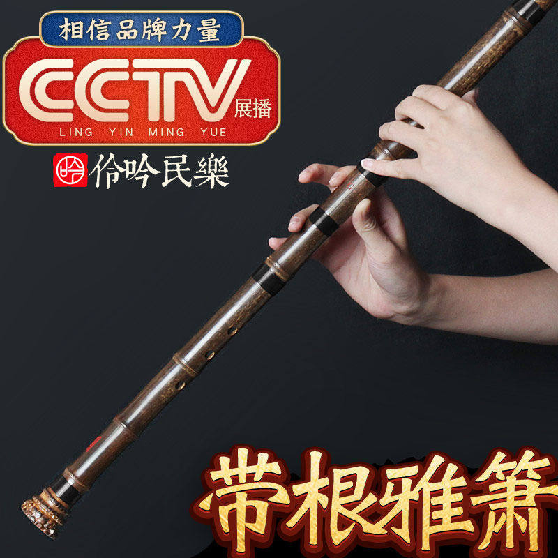 伶吟专业演奏高档初学六八孔正反手玉G洞箫F调萧乐器听雨箫属于什么档次？