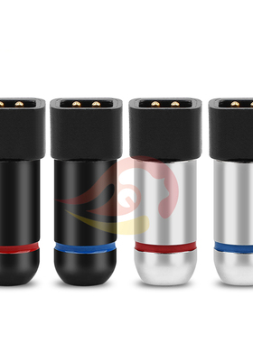 黑色新款QDC金属螺纹UE18PRO UE11PRO 7PRO耳机升级线用0.78插头