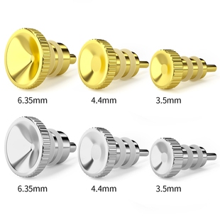 倾音坊金盾银盾防尘塞3.5/4.4mm/6.35孔HIFI播放器小尾巴防尘塞