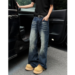 男女宽松水洗牛仔裤 KG59P48