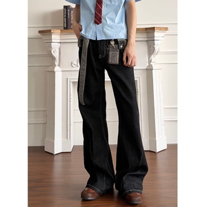 现货男女千鸟格 牛仔裤8830p55，男装牛仔裤，星座517-5