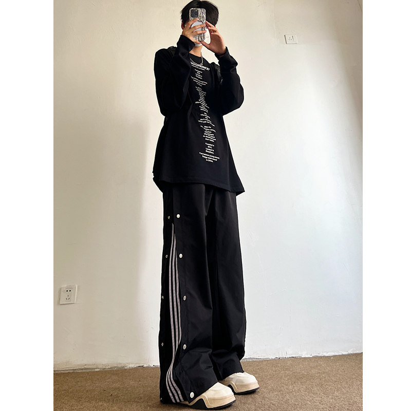 男女直筒休闲软壳三条杆休闲裤6018P48,男装休闲裤,星座517-5