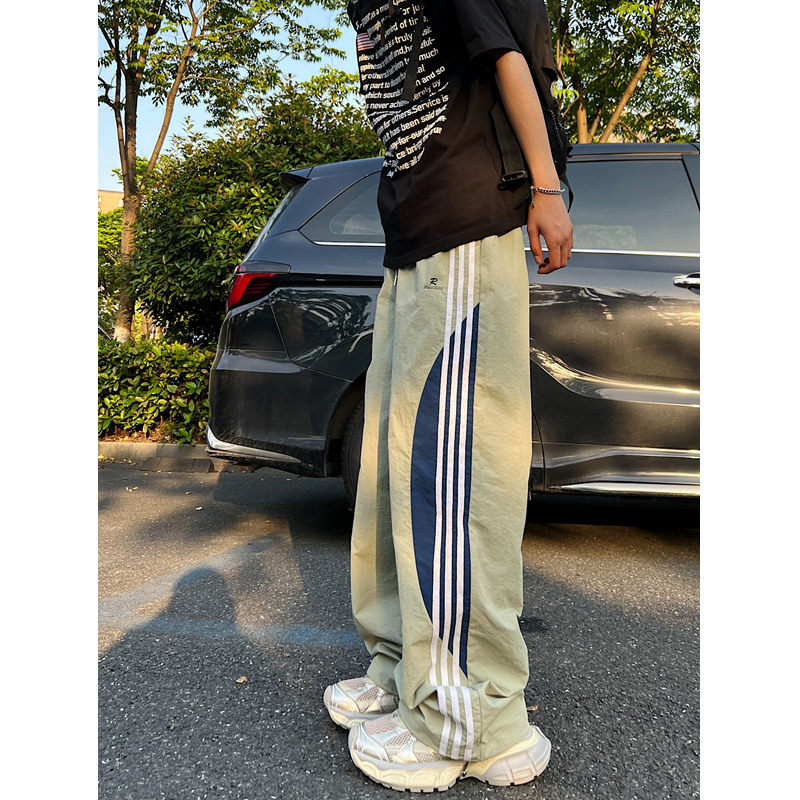 夏季男女速干休闲裤三条杆6069p50,男装休闲裤,星座517-5