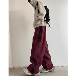 安格拉红男女工装休闲裤秋冬防风宽松8667p55图片