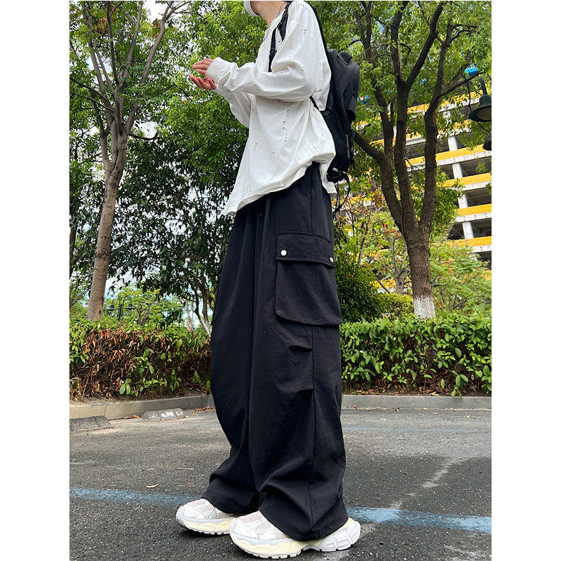 秋季男女拖地工装休闲裤6686P45,男装工装外套,星座517-5