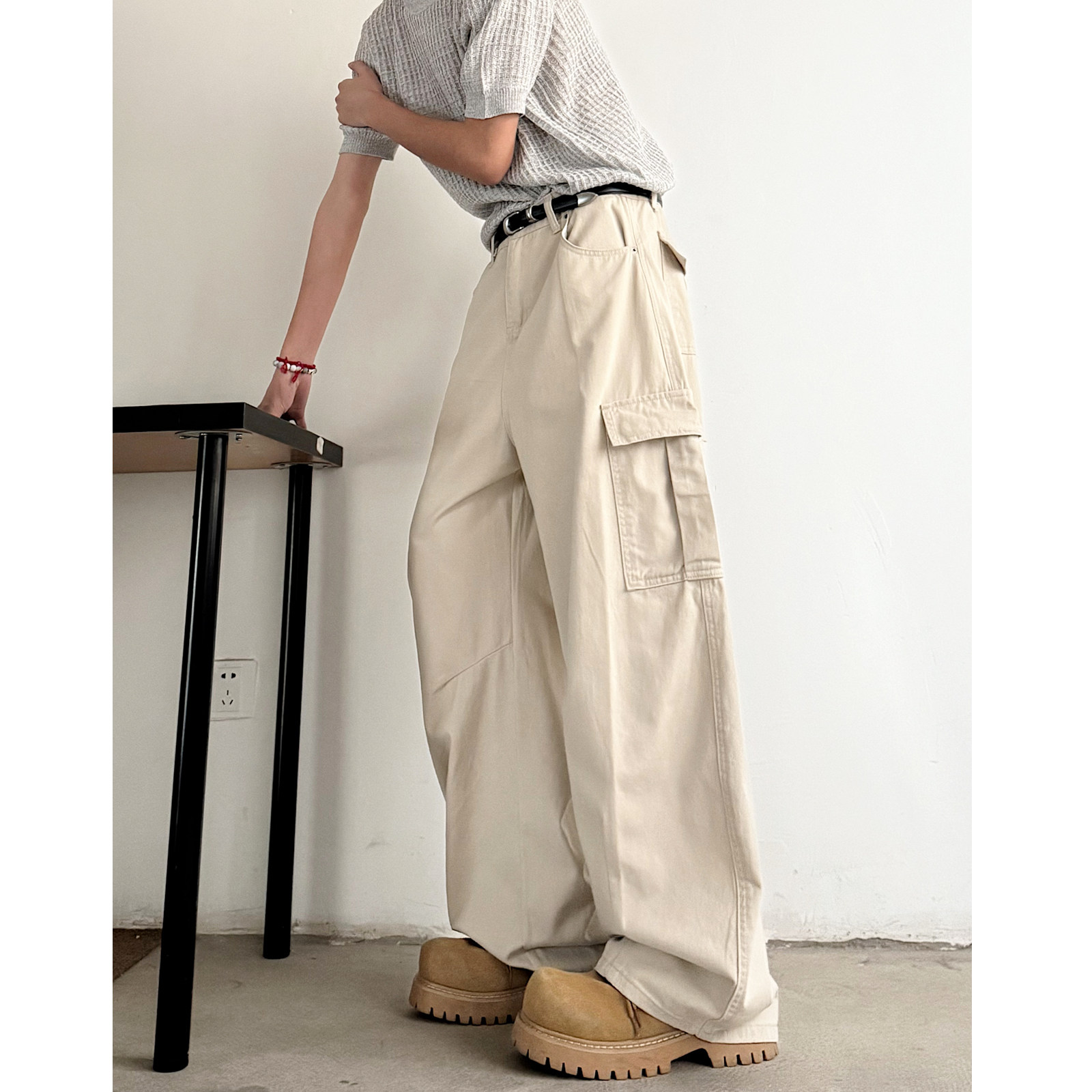 现货男女宽松工装休闲裤8333P55，男装工装外套，星座517-5