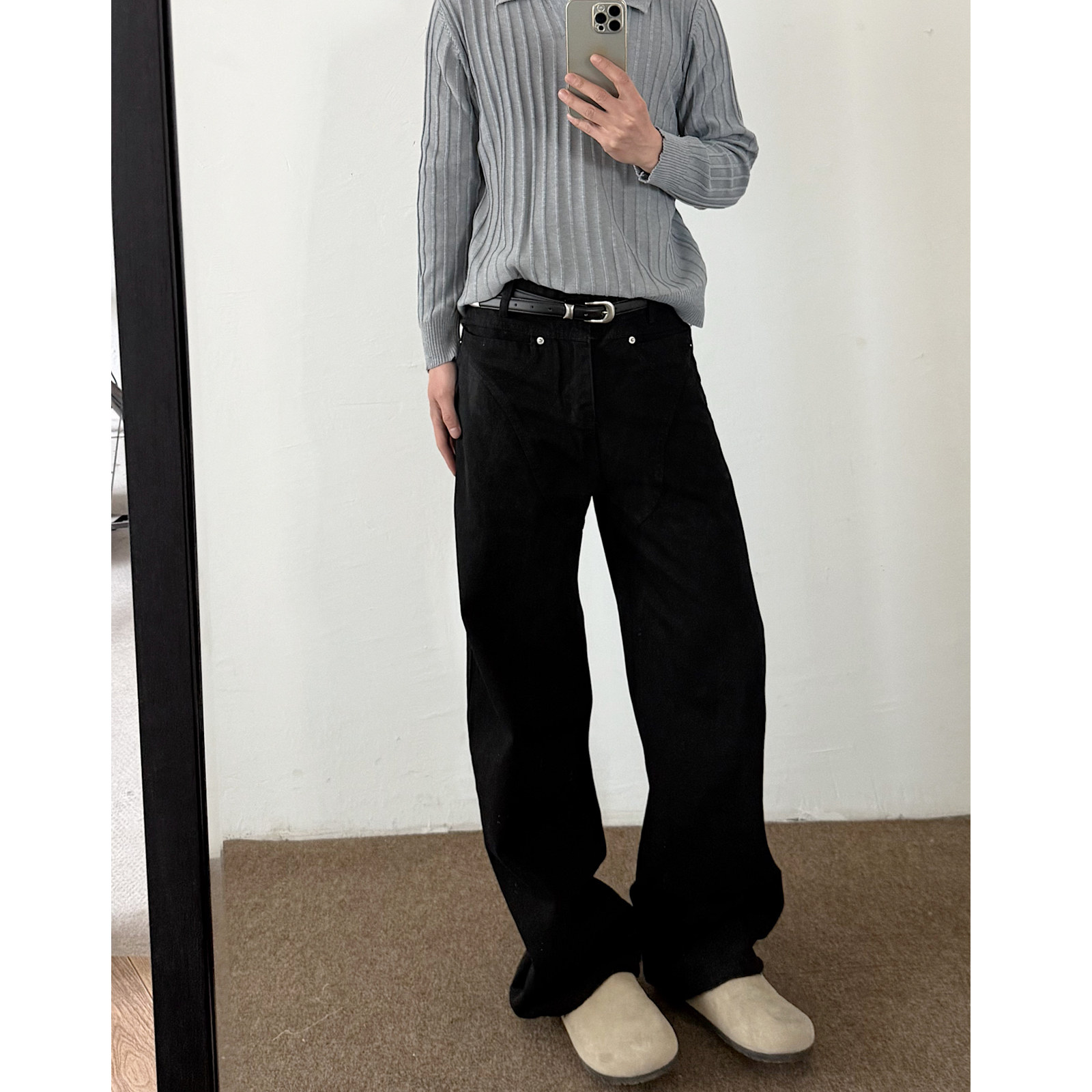 现货春夏白色男女直通牛仔裤8615p48,男装牛仔裤,星座517-5