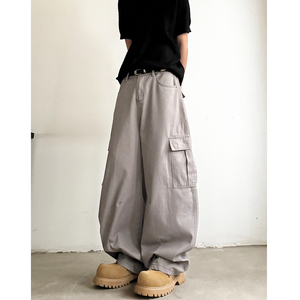 现货 100棉男女工装休闲裤宽松8333P55图片