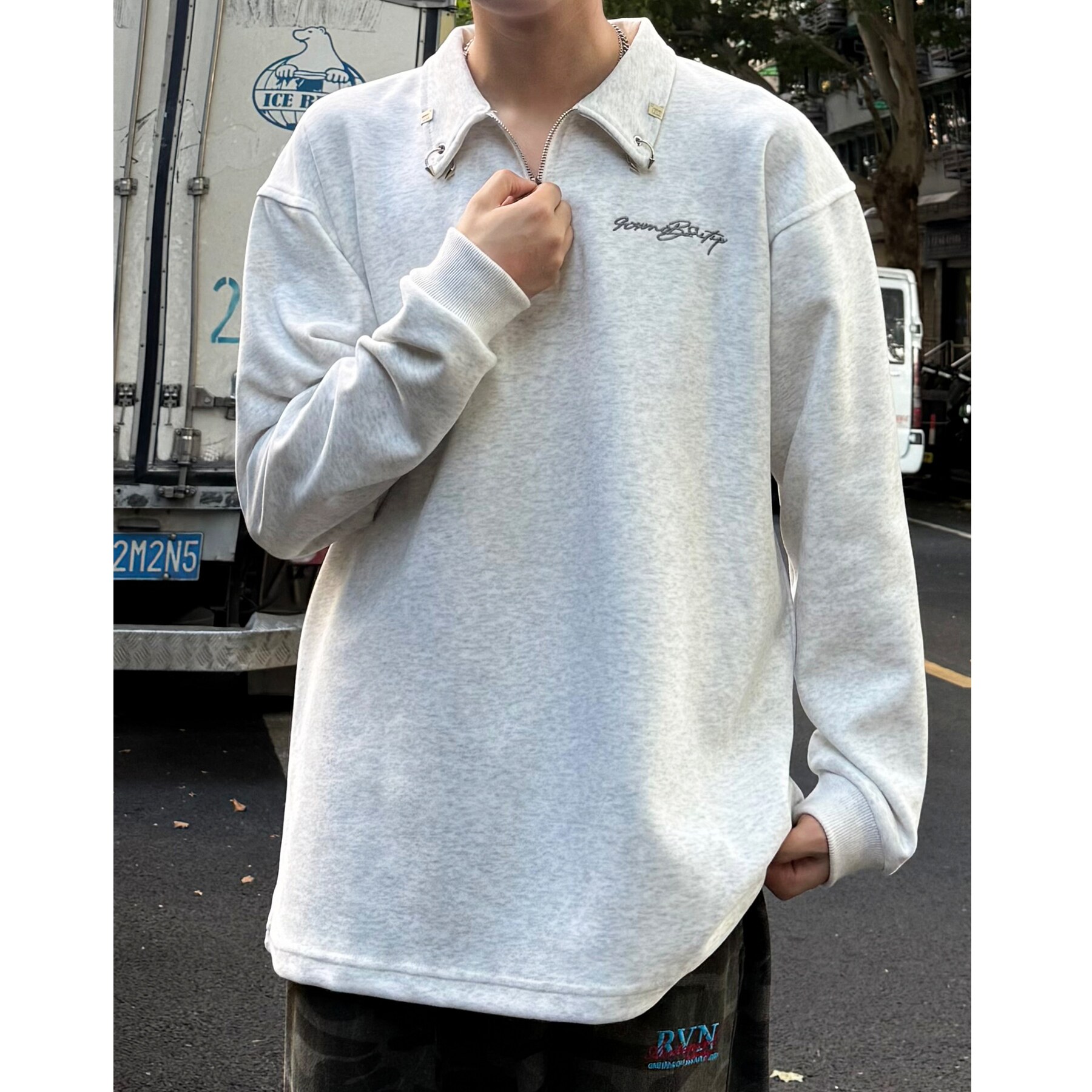 现货男女宽松长袖POLO衫1116p35,男装Polo衫,星座517-5