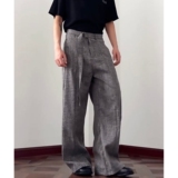 现货春季竹节纹西裤老钱8024p48，男装西裤，星座517-5