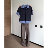 现货男女老钱风西裤6031P52，男装西裤，星座517-5