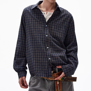 现货 春季男女格子衬衫C030P40，男装衬衫，星座517-5