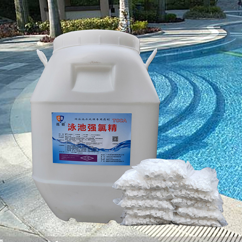 游泳池消毒片儿童杀菌水霸速溶泡腾氯片强氯消毒片泳池消毒剂氯片