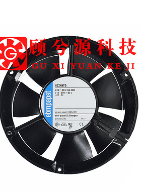 原装德国进口6224N/M/NHA/17HAU/NH/NHR/NTD/NTDA 变频器散热风扇