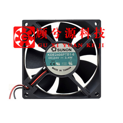 建准KDE/KD/PMD/2408PTB3-6/PTV1/PTS3-6/PTB1-6A A 8025 24V风扇