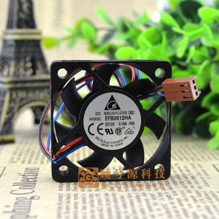 原装台达 EFB0512HA 5010 12V 0.15A 5CM/厘米 测速风扇 CPU风扇