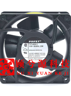 PAPST TYP 4600N/X/Z 4606N/X/Z 12038 110V全金属耐高温散热风扇