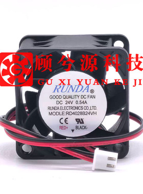 AA 全新RUNDA润达 RD4028B24VH 24V 0.54A  电焊机变频器散热风扇