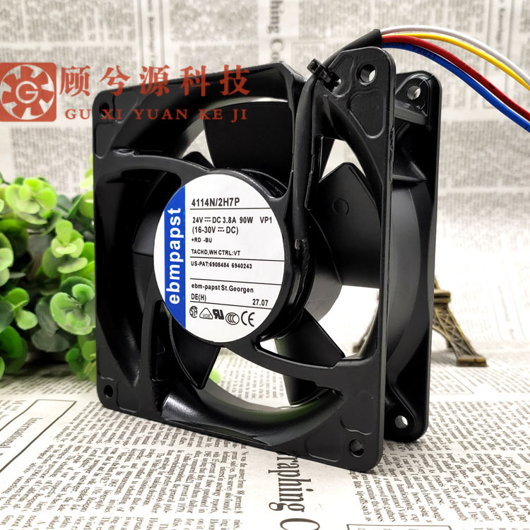 全新德国进口风机。4114N/2H6/2H6A/2H6P/2H7P/2H7A/2H8P散热风扇