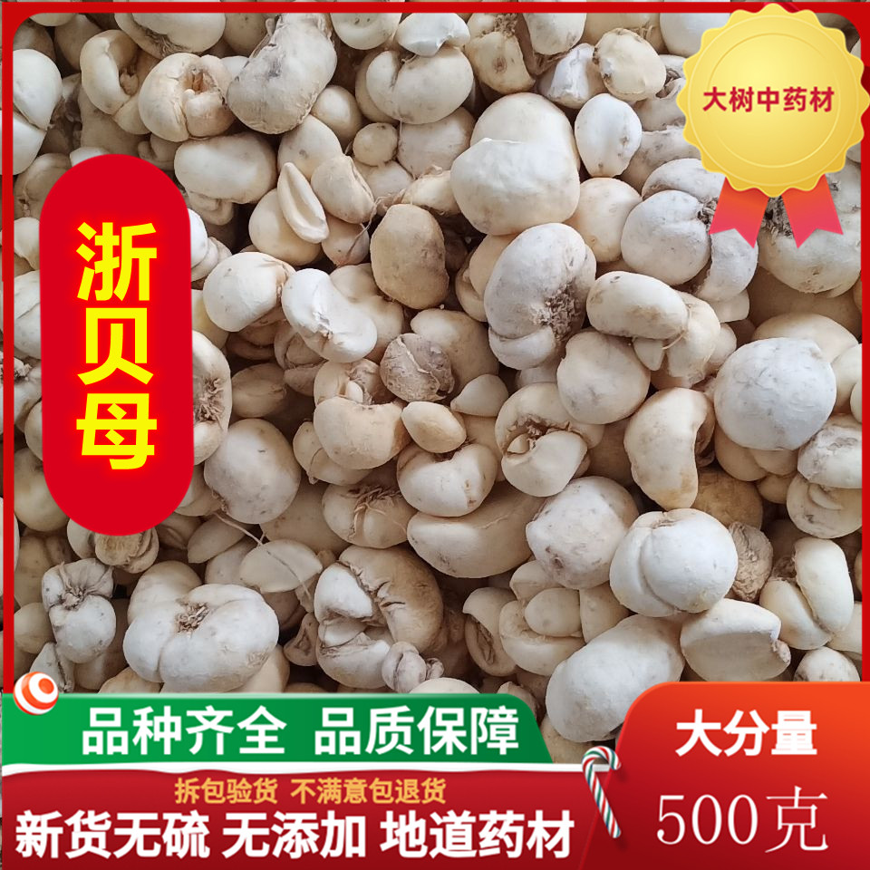 中药材 浙贝母 浙贝 野生大贝母个 象贝 贝母粉 500g克包邮
