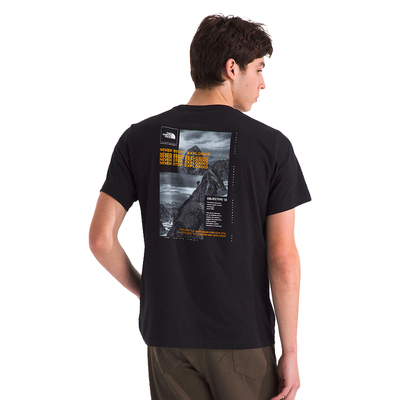 TNF北面男款Collage户外休闲简约纯棉T恤NF0A89FR