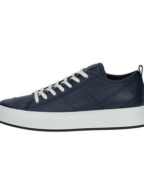 ECCO爱步男款舒适耐磨板鞋时尚厚底系带休闲鞋856814