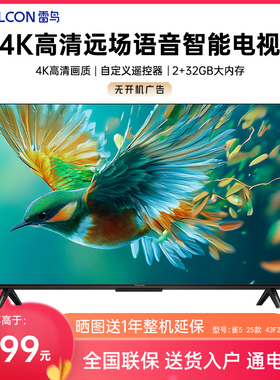 FFALCON/雷鸟 43F295C雀5 25款43英寸4K超清智能网络语音液晶电视