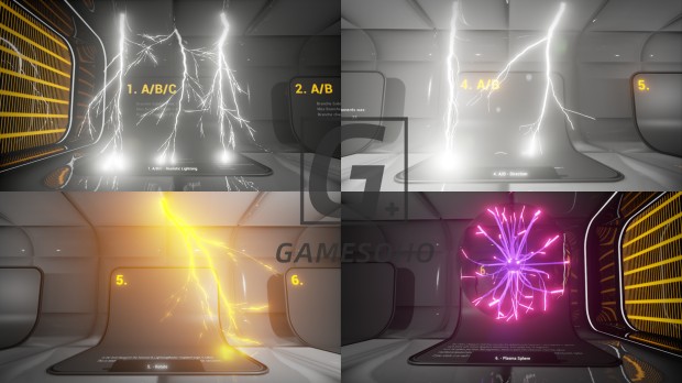 UE5虚幻4 程序化闪电特效 Procedural Lightning417-421、427.UE5