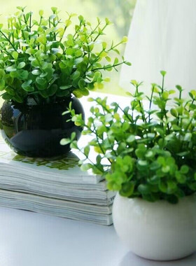 假花植物仿真花绿植客厅酒店摆设餐桌面塑料花装饰花艺盆栽小摆件