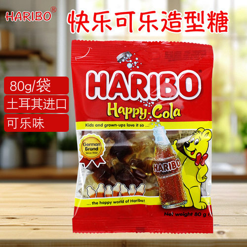 哈瑞宝快乐可乐造型橡皮糖可乐味