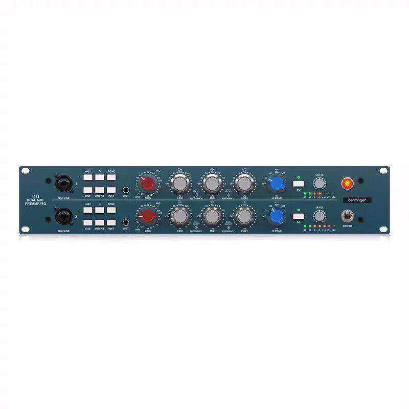 百灵达BEHRINGER 1273传奇话放 双通道麦克风放大器 录音直播专用