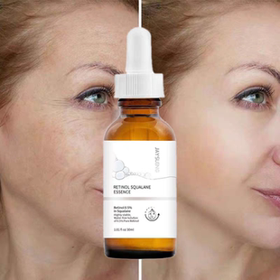 视黄醇0.5%角鲨烷精华紧致淡脸纹 Retinol 0.5% squalane essence