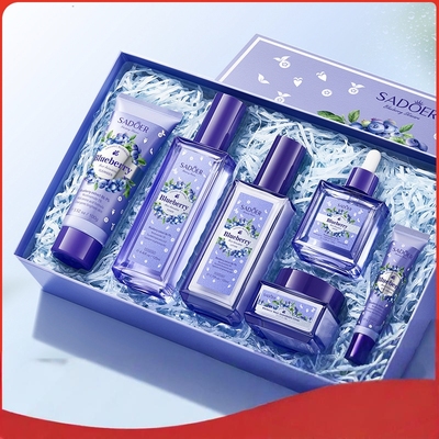 Blueberry Hyaluronic Acid Moisturizing Six Pc蓝莓玻尿酸六件