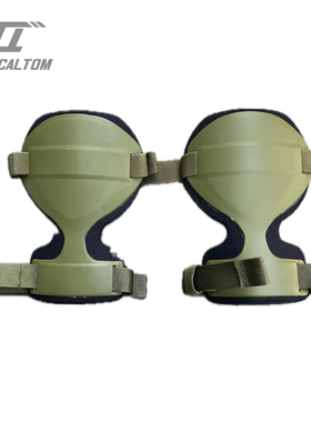 战术汤姆鸟款复刻护膝绿色LEAF KNEE内置外置软质护具 战术裤护膝