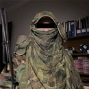 狙击手丛林伪装隐蔽长款 透气网巾战术围巾沙漠围脖面纱多用途