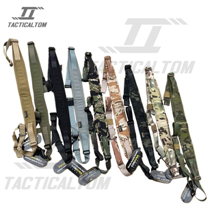 尼龙迷彩500D枪带背带快速调节多功能单双点带绳法老风格无鹰嘴扣