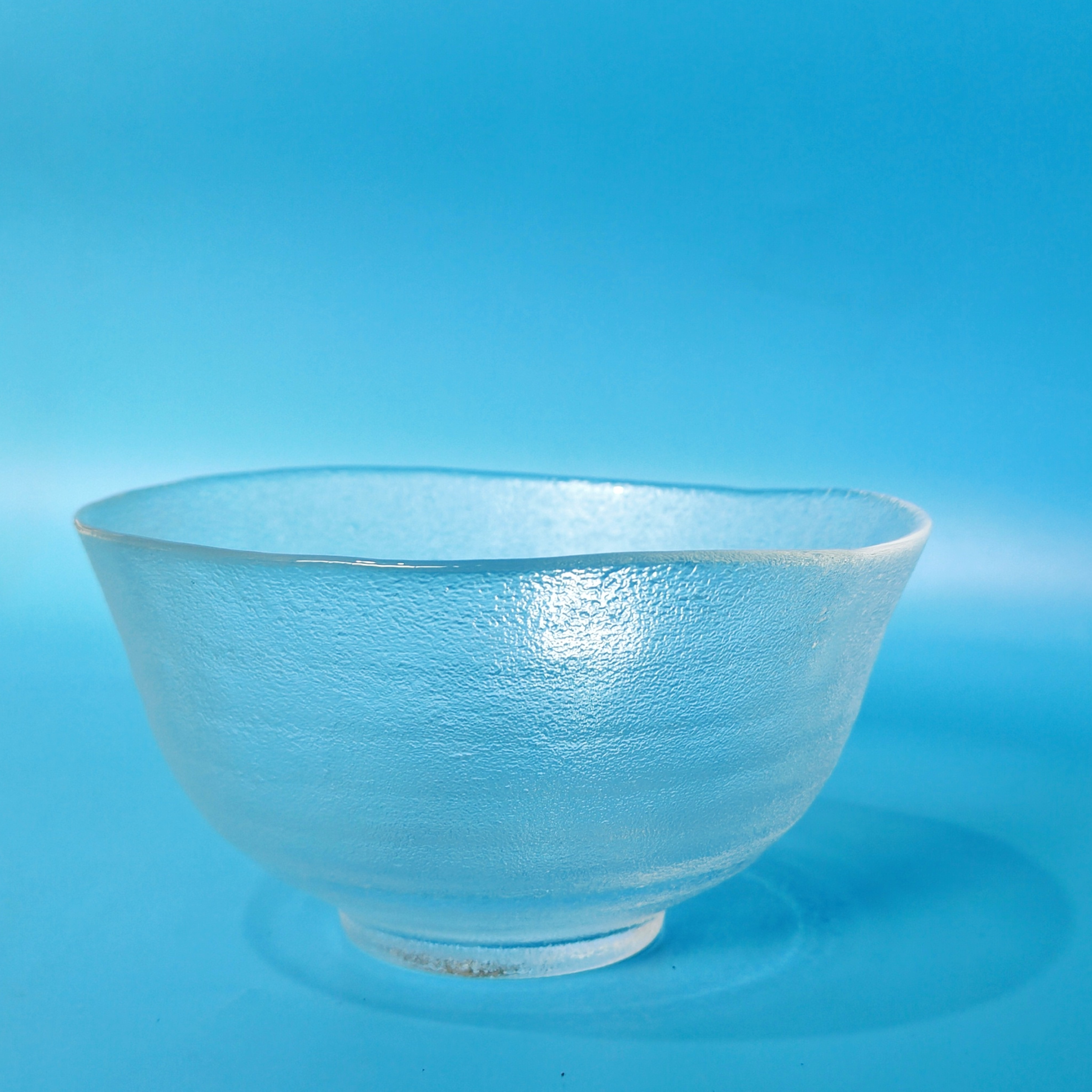 日本手作琉璃玻璃碗甜品碗复古简约大抹茶碗糖水碗中古异形餐具