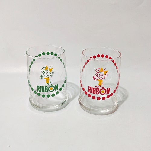 日本中古sapporo啤酒杯卡通印花玻璃杯果汁牛奶摇摇杯限量款杯子