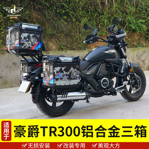 豪爵太子车TR300边箱尾箱三箱