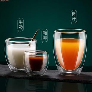 Heat Insulated Tea Glass coffee Walled Cup mug Double